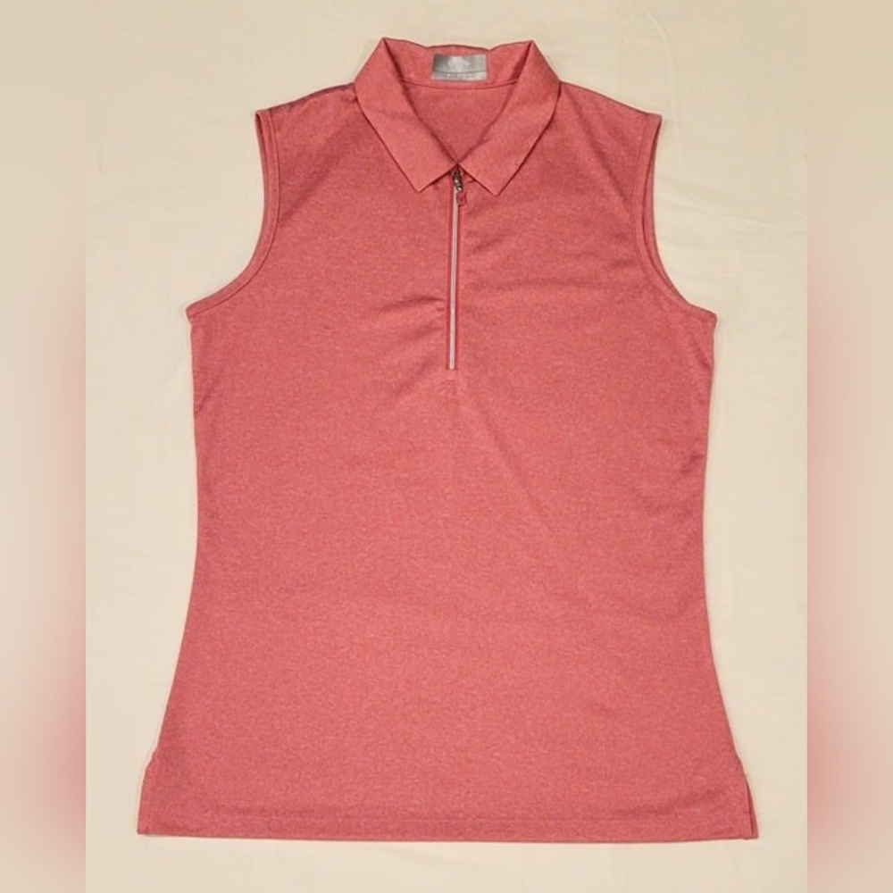 Callaway Sleeveless 1/4 Zip Heather Polo Opti-Dri (Size Small) - EUC
